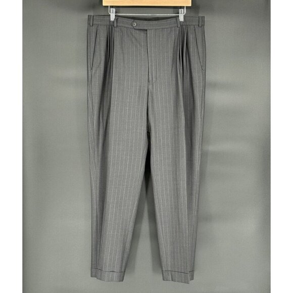 Brooks Brothers Other - Brooks Brothers 346 Men's Pinstripe Dress Pants W38 L31 Gray Stretch Wool Blend